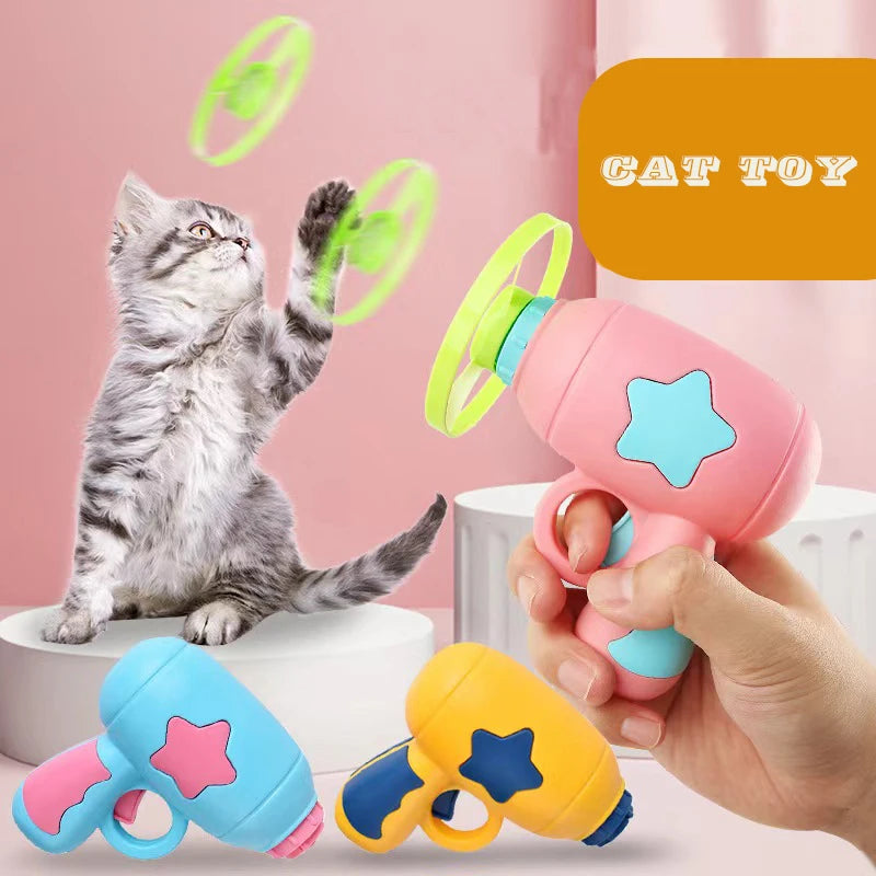 Pet Play Training Launcher 15pcs Flying Discs